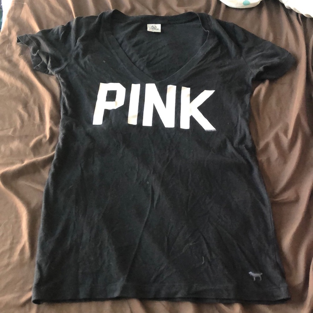 Black V-neck